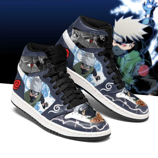 Kakashi Sneakers Naruto Anime Shoes Lightning Custom 1