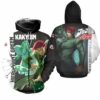 Kakyoin Hierophant Green Shirt JoJo Anime Hoodie Sweater 14