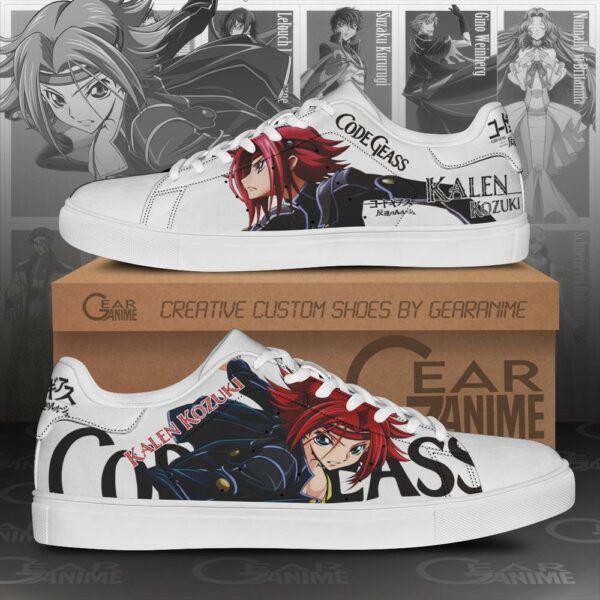 Code Geass Kalen Kozuki Skate Shoes Custom Anime Shoes 1