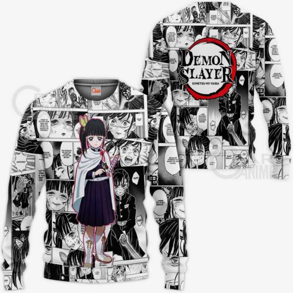 Demon Slayer Kanao Hoodie Anime Mix Manga KNY Shirt 1