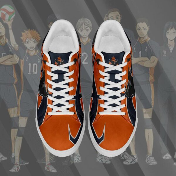 Karasuno High Skate Shoes Haikyuu Anime Custom Shoes PN10 3