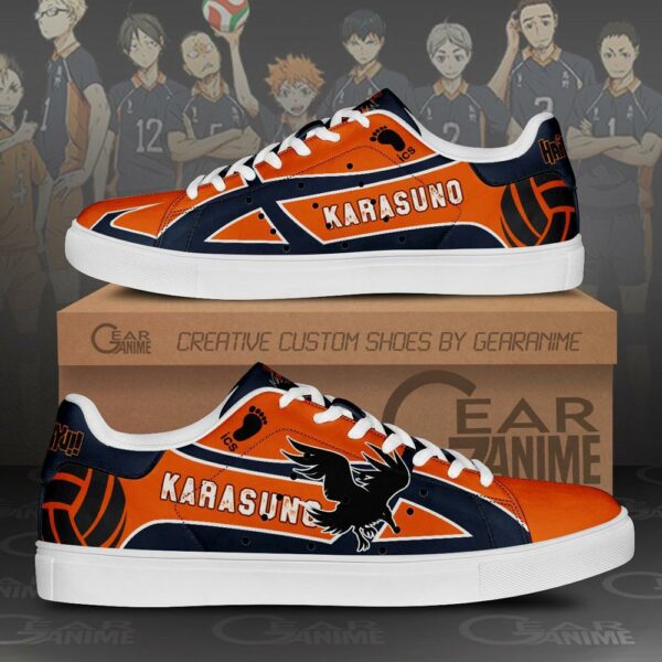 Karasuno High Skate Shoes Haikyuu Anime Custom Shoes PN10 1