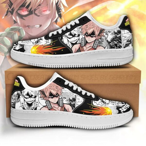 Katsuki Bakugou Sneakers Custom My Hero Academia Anime Shoes Fan Gift PT05 1