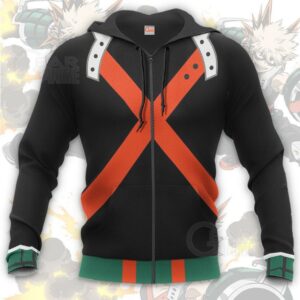 Katsuki Bakugou Shirt Costume My Hero Academia Anime Hoodie Sweater 14