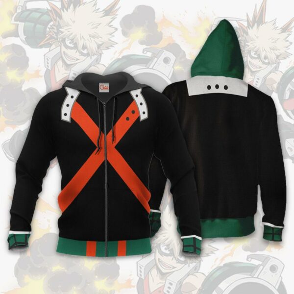 Katsuki Bakugou Shirt Costume My Hero Academia Anime Hoodie Sweater 1