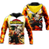 Katsuki Bakugou Zip Hoodie My Hero Academia Anime Shirt Fan Gift HA06 9