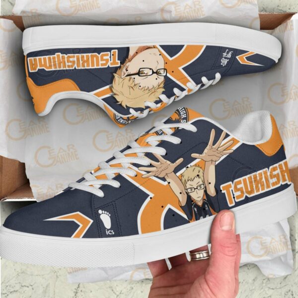 Kei Tsukishima Skate Shoes Custom Haikyuu Anime Shoes 2