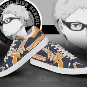 Kei Tsukishima Skate Shoes Custom Haikyuu Anime Shoes 6