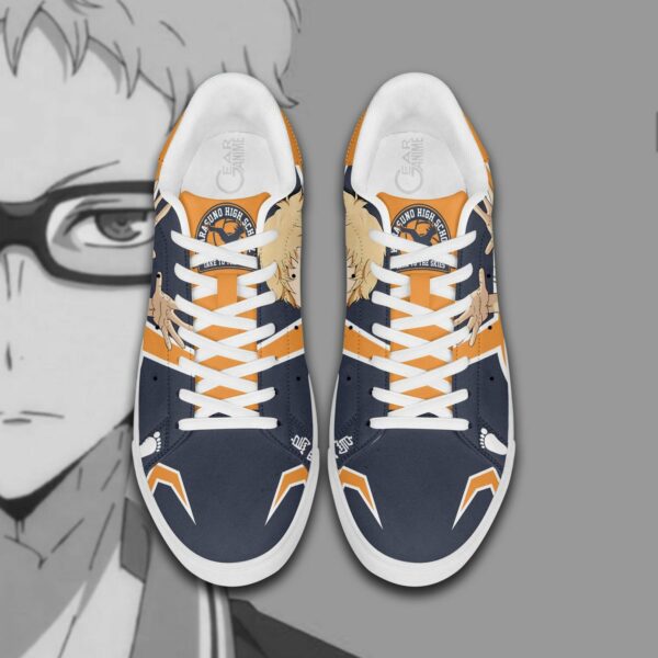 Kei Tsukishima Skate Shoes Custom Haikyuu Anime Shoes 4