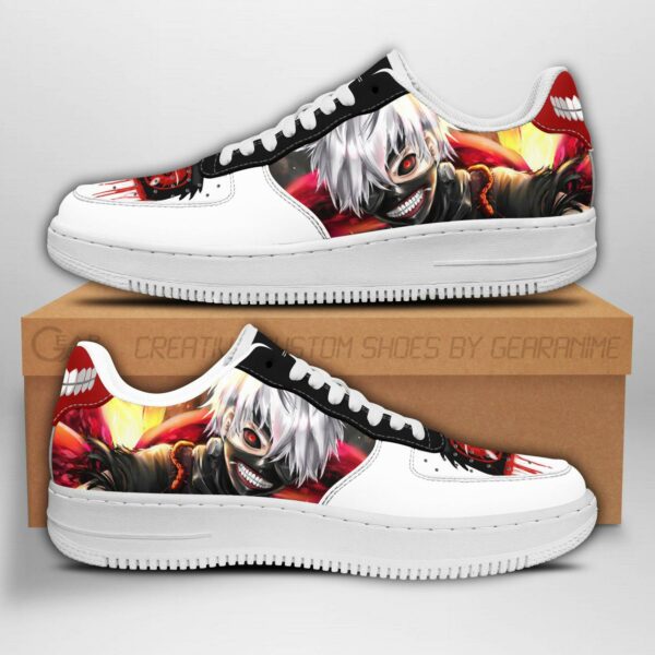 Ken Kaneki Sneakers Tokyo Ghoul Anime Shoes Fan Gift PT04 1