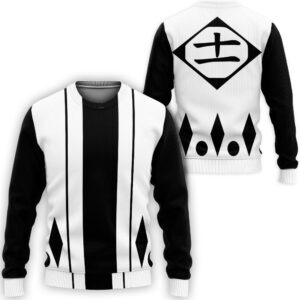 Kenpachi Zaraki Shirt Costume Bleach Anime Hoodie Sweater 7