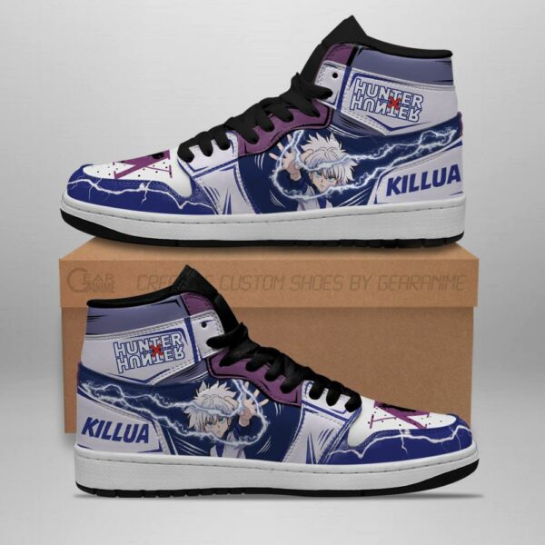 Killua Hunter X Hunter Sneakers Lightning HxH Anime Shoes 1