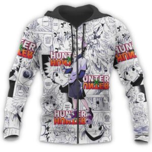 Killua Hunter X Hunter Shirt Sweater HxH Anime Hoodie Manga Jacket 15