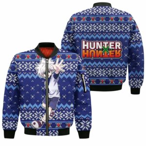 Killua Ugly Christmas Sweater Hunter X Hunter Anime Xmas Gift Custom Clothes 10