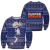 Killua Ugly Christmas Sweater Hunter X Hunter Anime Xmas Gift Custom Clothes 13