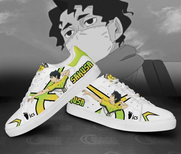 Kiyoomi Sakusa Skate Shoes Custom Haikyuu Anime Shoes 3