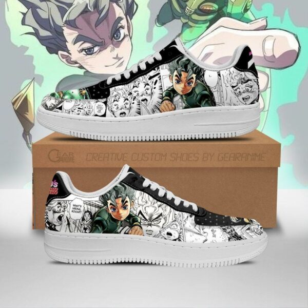 Koichi Hirose Sneakers Manga Style JoJo's Anime Shoes Fan Gift Idea PT06 1