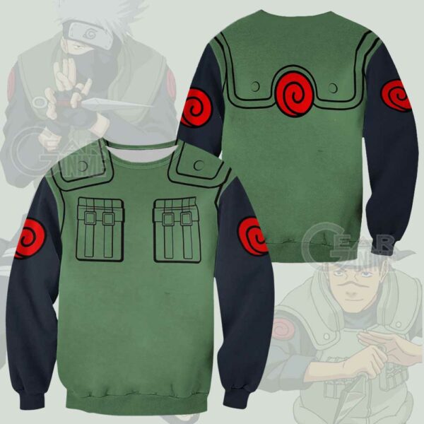 Konoha Jounins Uniform Costume Shirt Leaf Village Naruto Anime 2