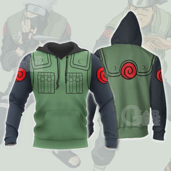 Konoha Jounins Uniform Costume Shirt Leaf Village Naruto Anime 4