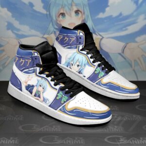 KonoSuba Aqua Sneakers Custom Anime Shoes 5