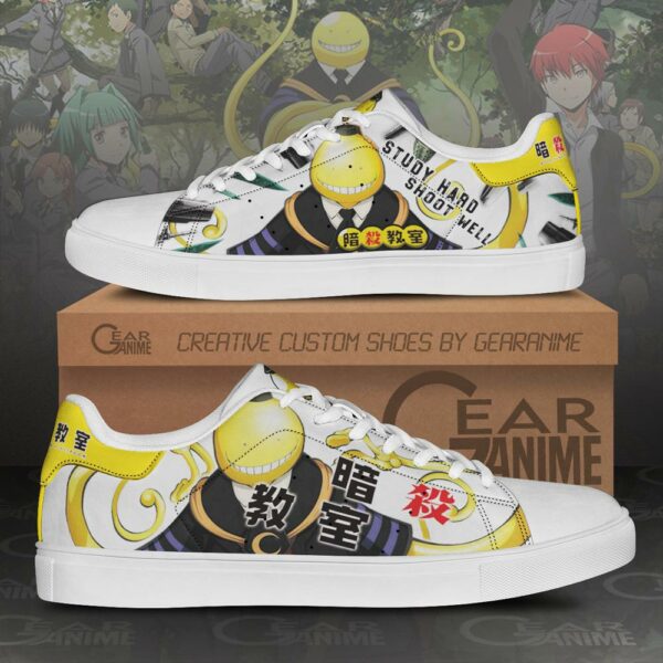 Koro Sensei Skate Sneakers Assassination Classroom Anime Shoes PN10 1