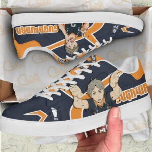 Koshi Sugawara Skate Shoes Custom Haikyuu Anime Shoes 6