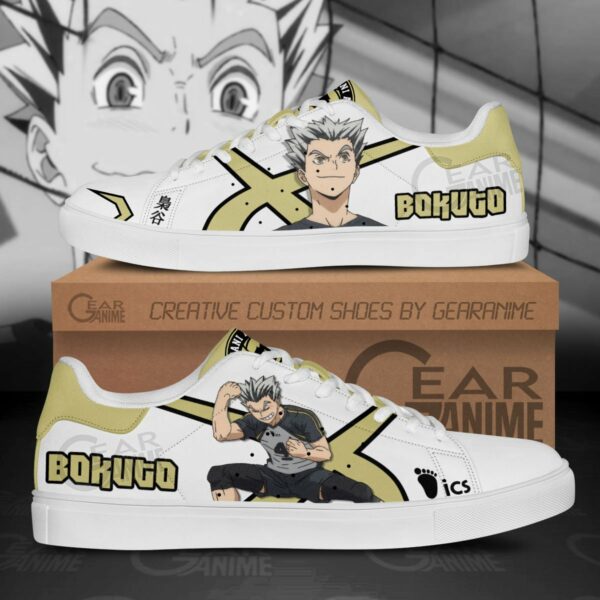 Kotaro Bokuto Skate Shoes Custom Haikyuu Anime Shoes 1