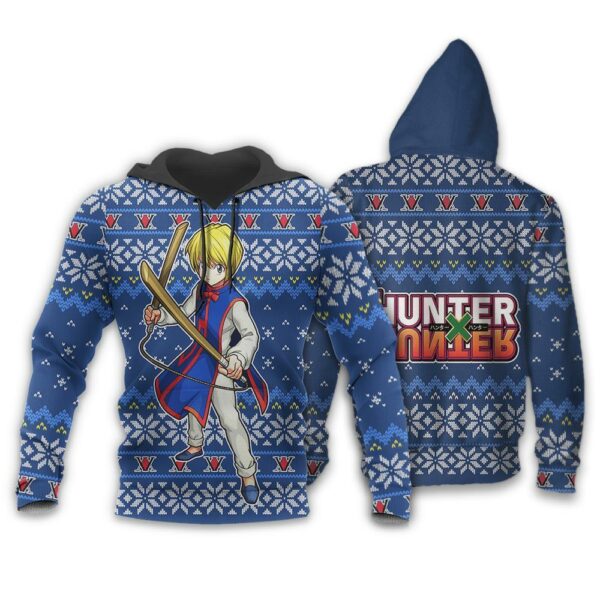 Kurapika Ugly Christmas Sweater Hunter X Hunter Anime Xmas Gift Custom Clothes 3