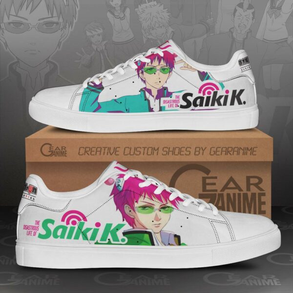 Kusuo Saiki Skate Shoes The Disastrous Life of Saiki K Anime Shoes PN11 1