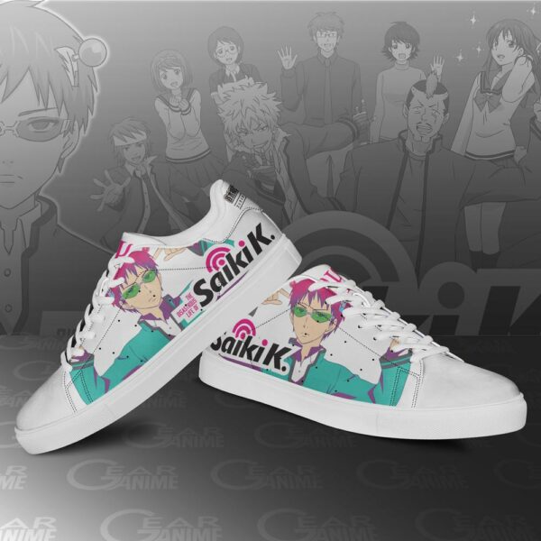 Kusuo Saiki Skate Shoes The Disastrous Life of Saiki K Anime Shoes PN11 3