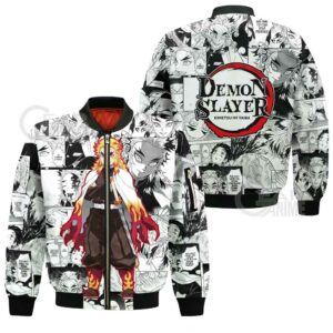 Demon Slayer Rengoku Hoodie Anime Mix Manga KNY Shirt 12