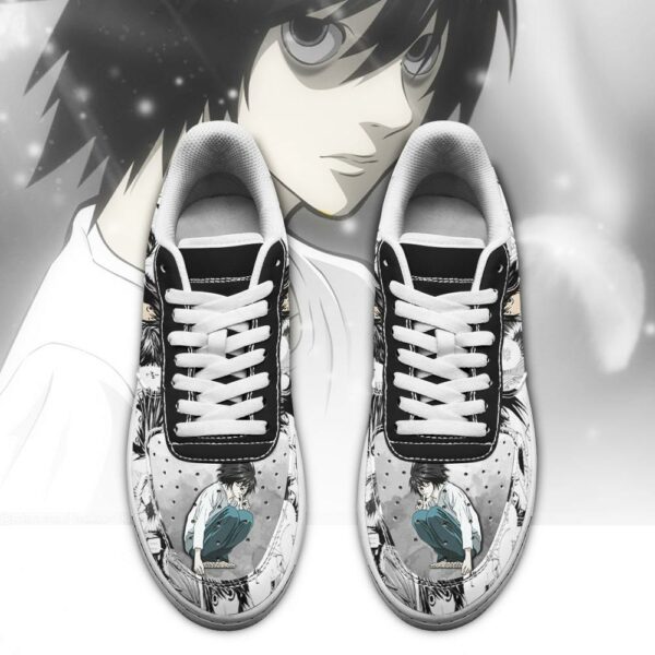 L Lawliet Sneakers Death Note Anime Shoes Fan Gift Idea PT06 2