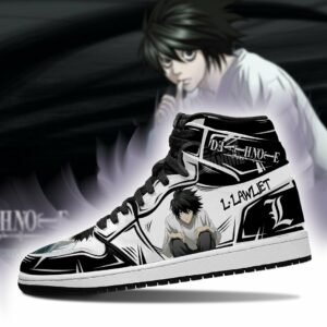 L. Lawliet Sneakers Custom Death Note Anime Shoes Fan MN05 5