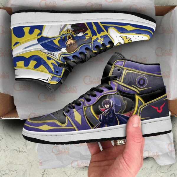 Lelouch and Suzaku Sneakers Custom Anime Code Geass Shoes 3