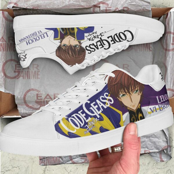 Code Geass Lelouch Skate Shoes Custom Anime Shoes 2