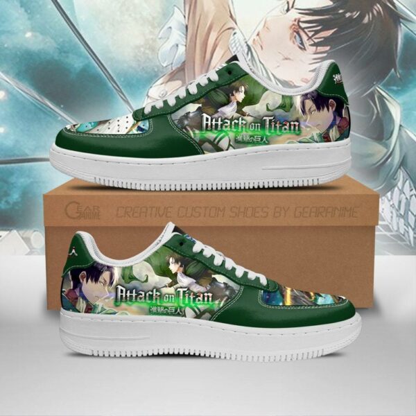 Levi Ackerman Attack On Titan Sneakers AOT Anime Shoes 1