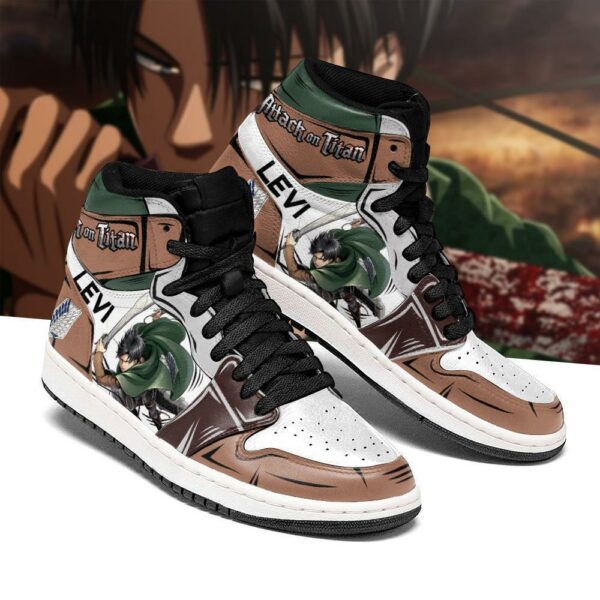 Levi Ackerman Sneakers Attack On Titan Anime Sneakers 2