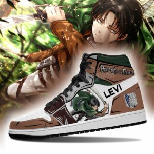 Levi Ackerman Sneakers Attack On Titan Anime Sneakers 6