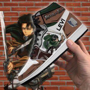 Levi Ackerman Sneakers Attack On Titan Anime Sneakers 7