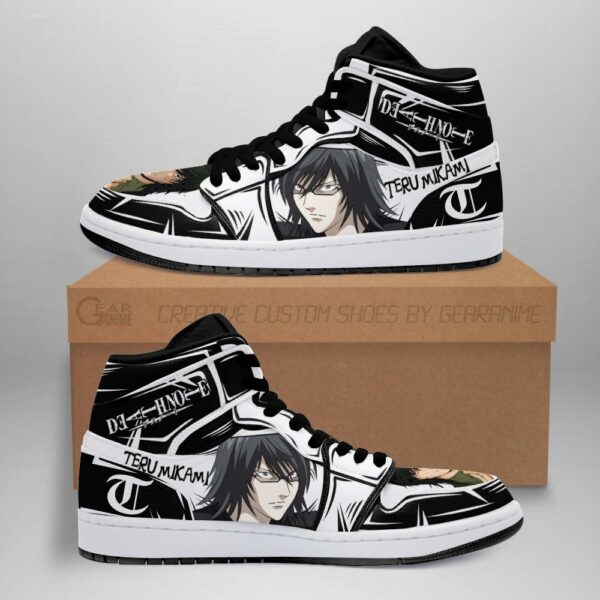 Light Teru Mikami Sneakers Custom Death Note Anime Shoes Fan MN05 1