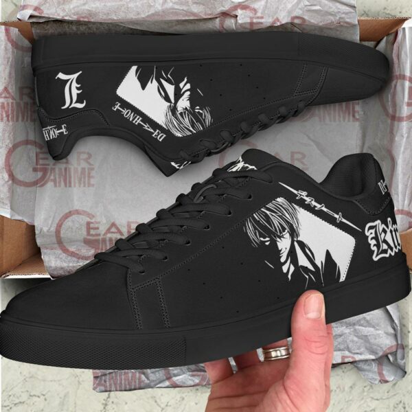 Light Yagami Skate Shoes Death Note Custom Anime Shoes PN11 2