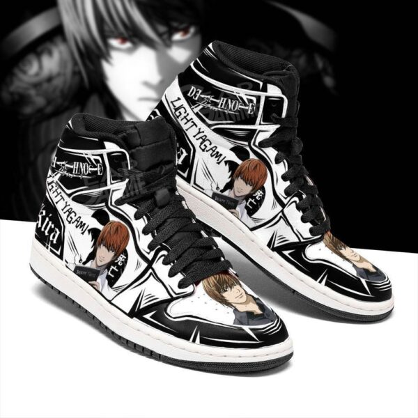 Light Yagami Sneakers Custom Death Note Anime Shoes Fan MN05 2