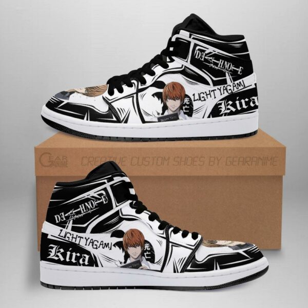 Light Yagami Sneakers Custom Death Note Anime Shoes Fan MN05 1