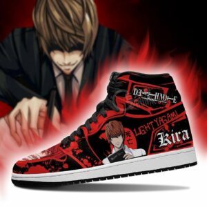 Light Yagami Sneakers Red Custom Death Note Anime Shoes Fan MN05 5