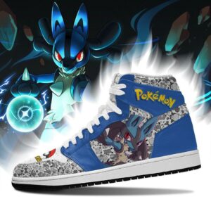 Lucario Sneakers Cute Pokemon Sneakers Fan PT04 5