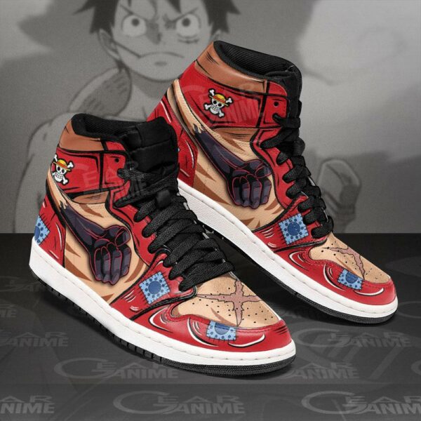 Luffy Haki Sneakers Custom Wano Arc One Piece Shoes 1