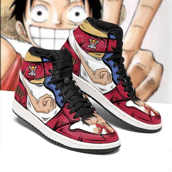 Luffy Sneakers One Piece Anime Shoes For Fan MN06 2