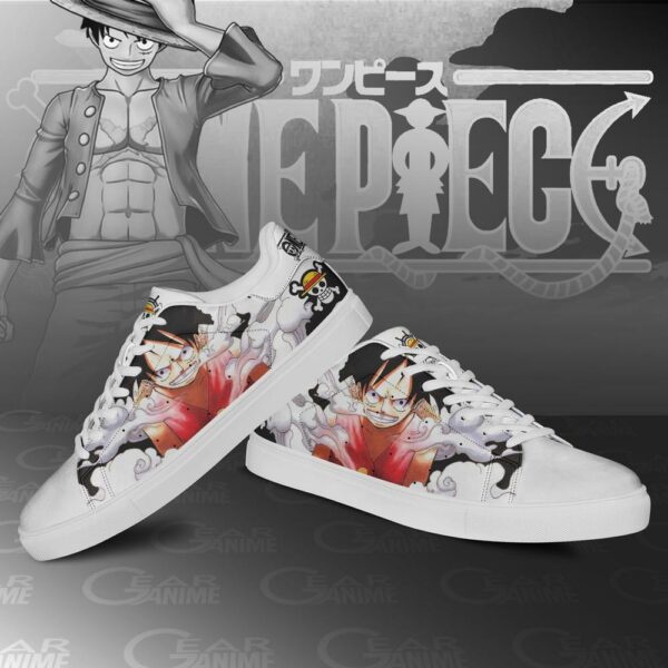 Monkey D Luffy Skate Shoes One Piece Custom Anime Shoes 2