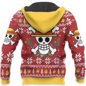 Luffy Ugly Christmas Sweater One Piece Anime Xmas Shirt VA10 8