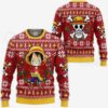 Luffy Ugly Christmas Sweater One Piece Anime Xmas Shirt VA10 11